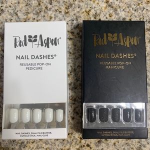 Red Aspen Nail Dashes